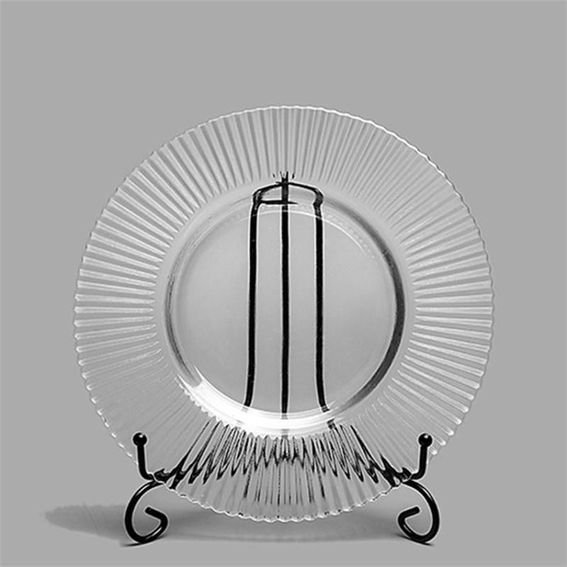 Home glass charger plate 1