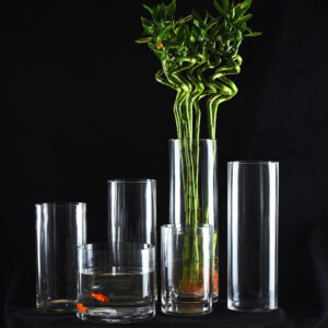 glass flower vase hp 037