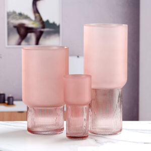 glass flower vase hp 021