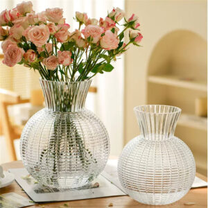 glass flower vase hp 026