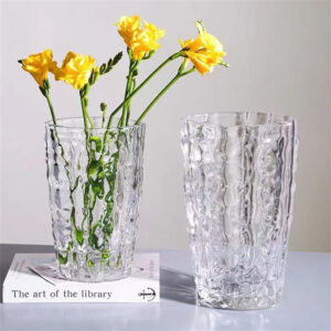 glass flower vase hp 033