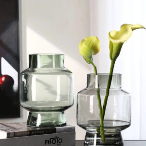 glass flower vase hp 040