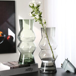 glass flower vase hp 041