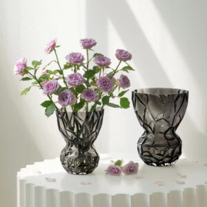 glass flower vase hp 071