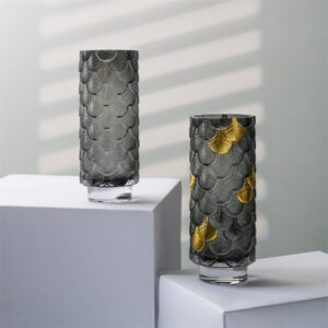 glass flower vase hp 072