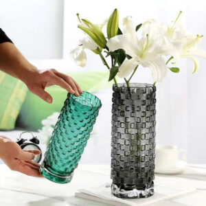 glass flower vase hp 073
