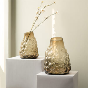 glass flower vase hp 074