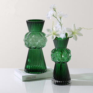 glass flower vase hp 076