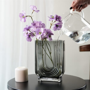 glass flower vase hp 078