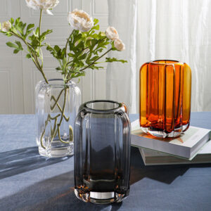 glass flower vase hp 082
