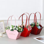 Custom paper bags for fresh flowers