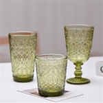 Glassware Water Glass Wine Glass Solid Color Drinkware Wholesale