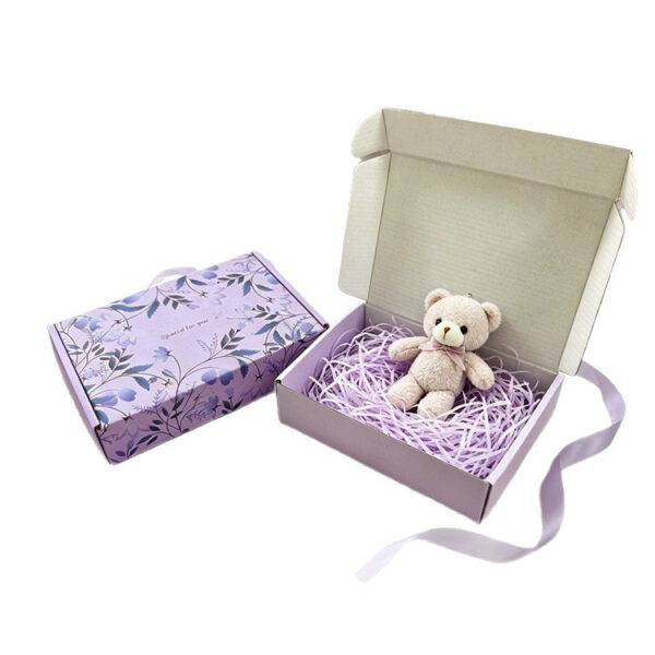 E‑flute color box corrugated color box package printing