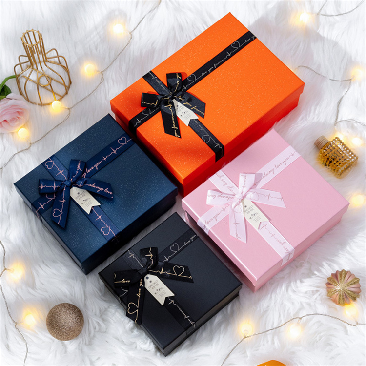 13-2 Rigid color cardboard gift boxes printing - Image 1