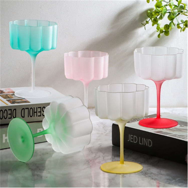 2 Custom Ice Cream Glass Cup Champagne Glass Cocktail Glass - Image 1