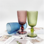 Color Glassware Water Glass Wine Glass Solid Color Drinkware - Image 4